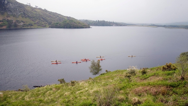 Sweaty and serene: Kayaking across Caragh Lake (Tadhg Hayes/PA)