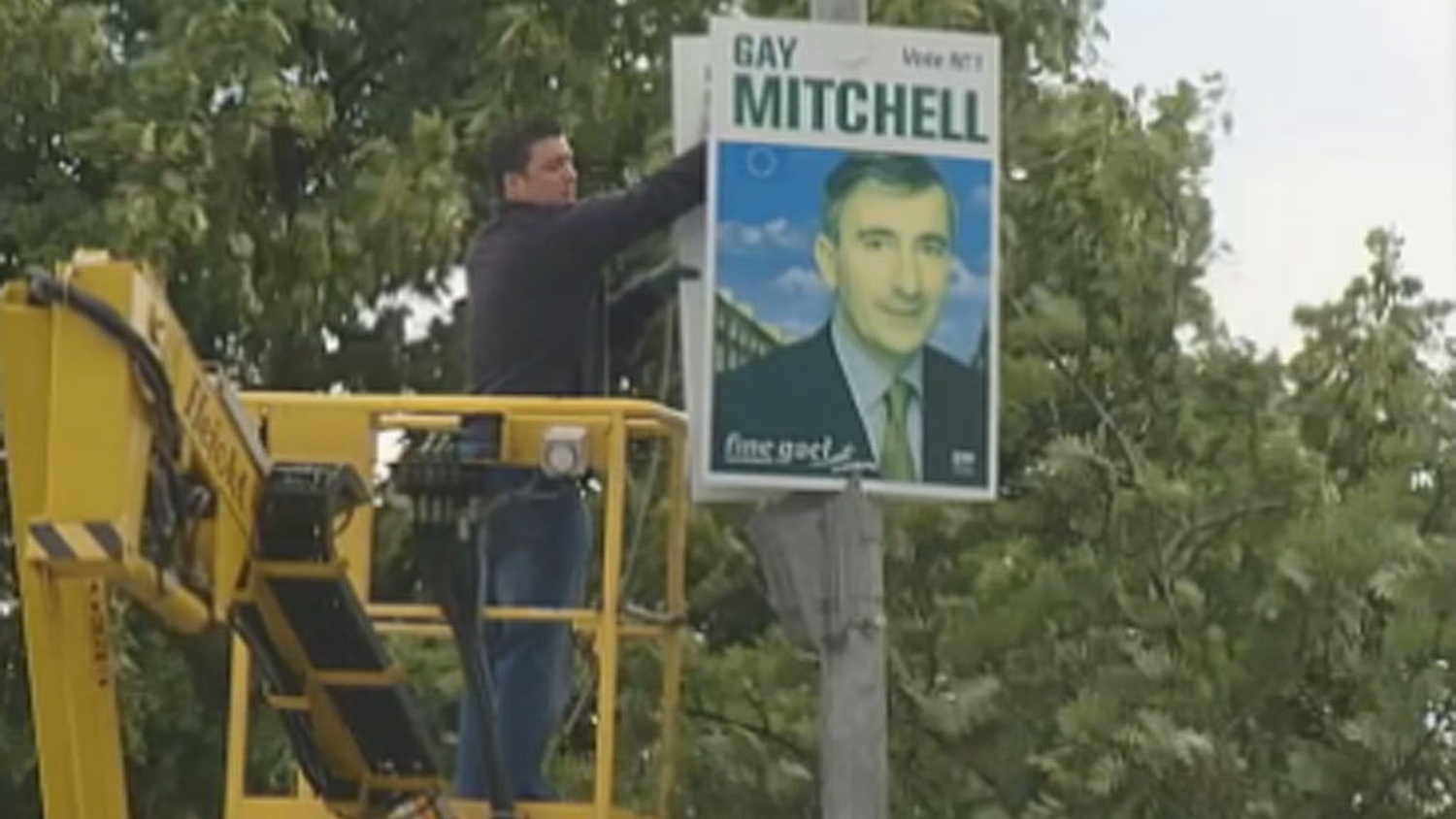 RtÉ Archives Environment Election Poster Pollution