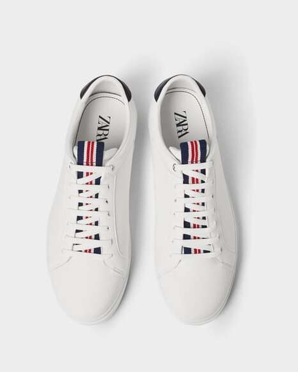 White on sale plimsolls zara