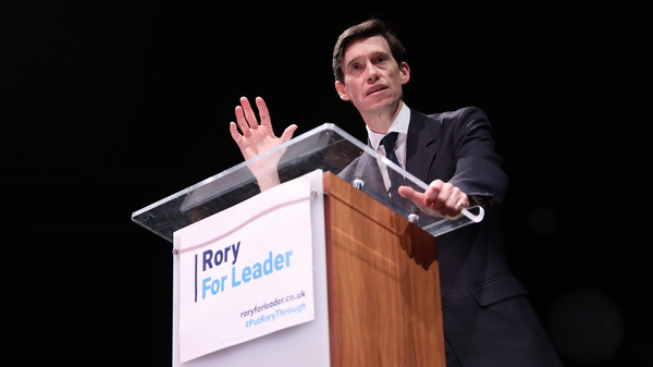 Rory Stewart at the launch of his campaign in London this evening