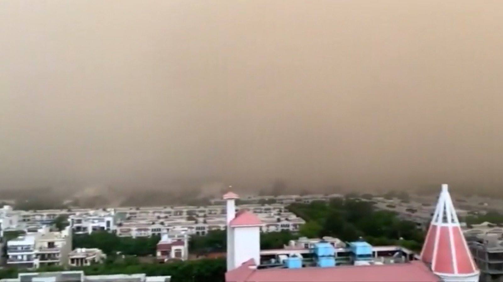 Dust Storm Interrupts Flights In Delhi