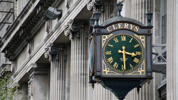 The famous Clery's clock