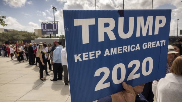 Don't you dare cough during a Donald Trump TV interview