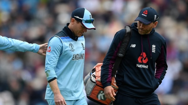 Morgan is an injury doubt for Tuesday's Afghanistan clash