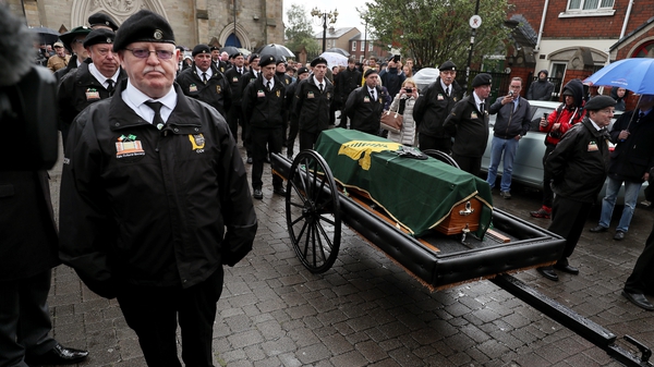 Mourners at his funeral at St Peter's Cathedral were told that Billy McKee died 'unrepentant'