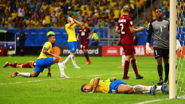 Brazil were held to a surprise scoreless draw
