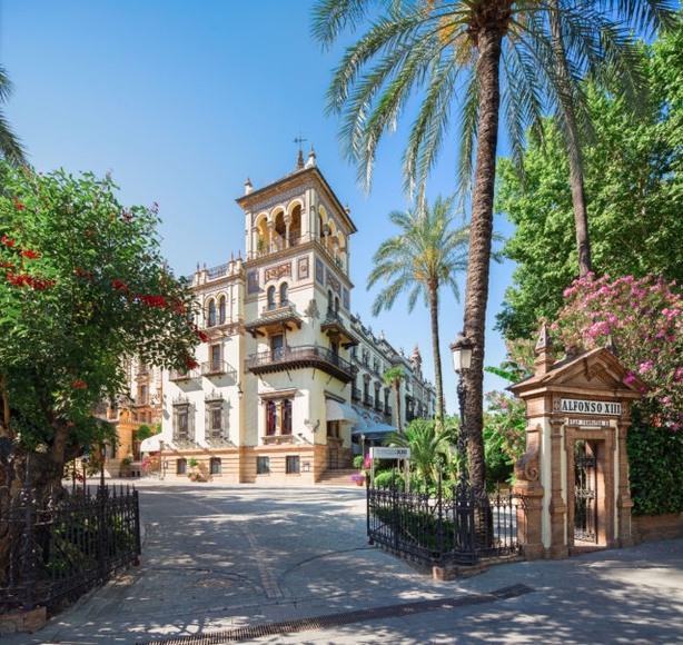Hotel Alfonso XIII was built for an international exhibition in 1929 (Turismo de Sevilla/PA)