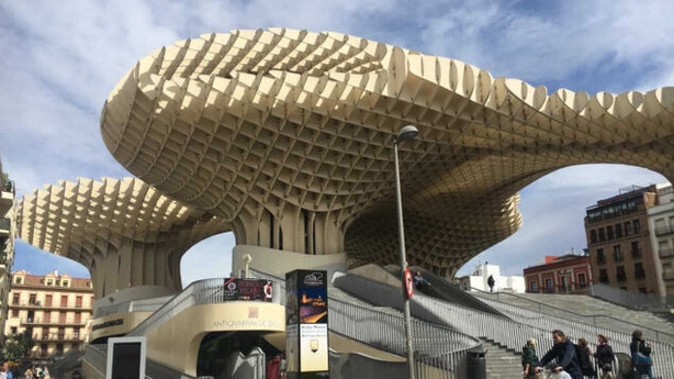 Las Setas are in the Plaza de la Encarnación in the city centre (Laura Paterson/PA)