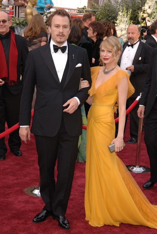 Michelle Williams with the late Heath Ledger (Ian West/PA)