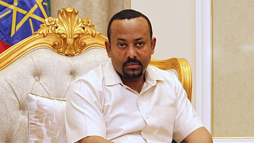 The youngest head of an African state was commended for breaking a bitter and violent deadlock between his country Ethiopia and neighbouring Eritrea