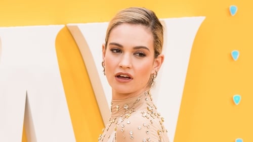 Lily James met gala