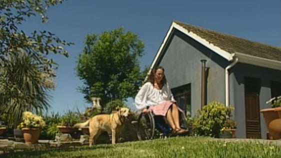 Elizabeth Walsh and service dog, County Cork (2004)
