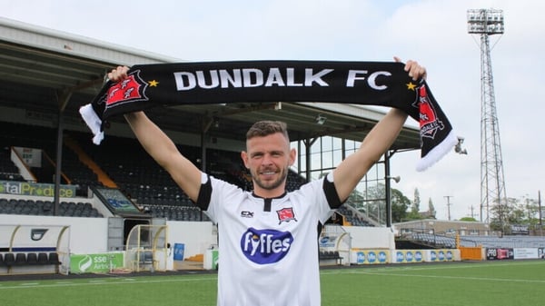 Andy Boyle back at Oriel Park this afternoon