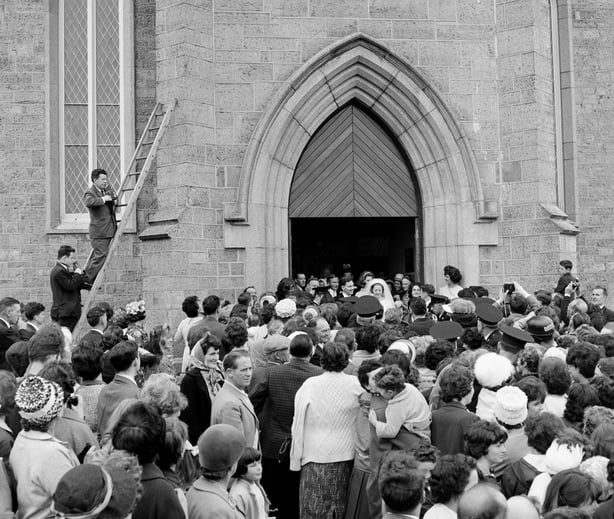 Gay Byrne and Kathleen Watkins's Wedding