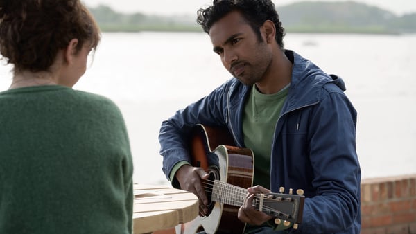 Lily James and Himesh Patel in Yesterday