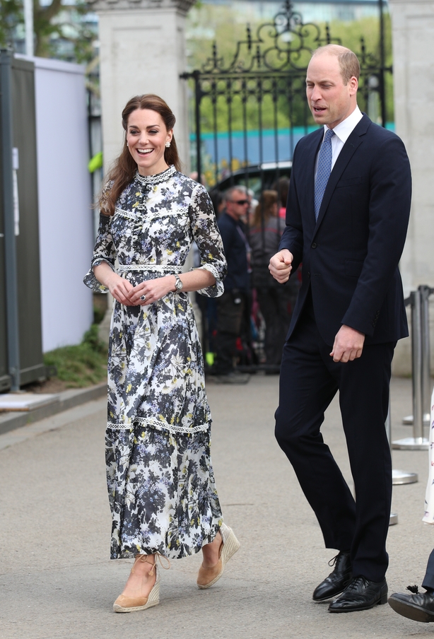 The Duke and Duchess of Cambridge arrive at the RHS Chelsea Flower Show (Yui Mok/PA)