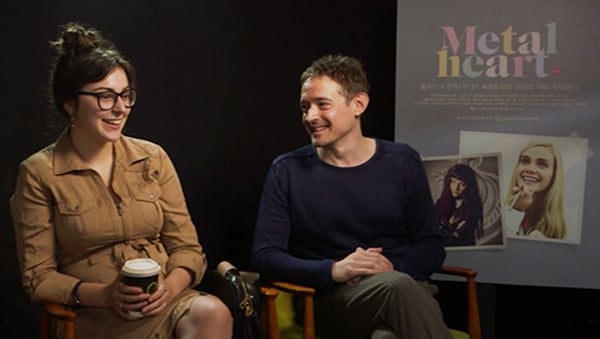 Jordanne Jones with Metal Heart director Hugh O'Conor - 