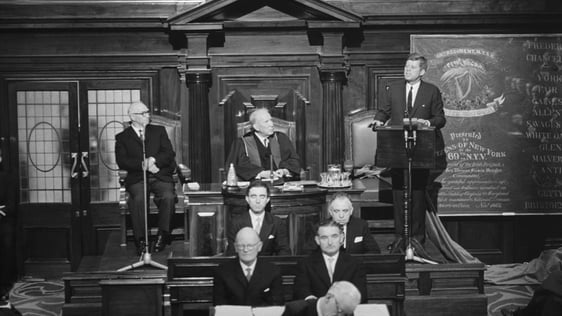President John F Kennedy Addresses Dáil Éireann (1963)
