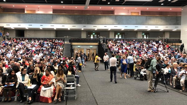 New Irish citizens at the WIT Arena in Waterford