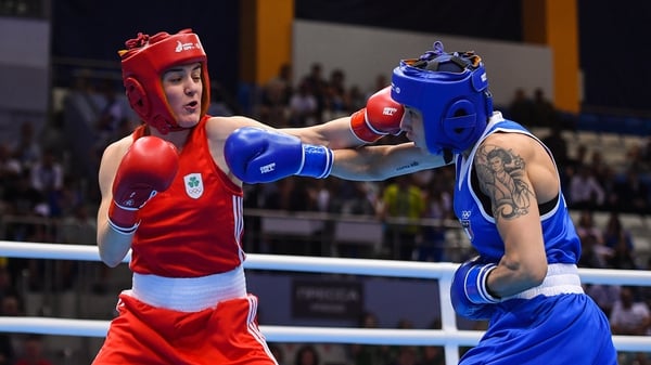 Kellie Harrington booked her spot in the final on a unanimous decision