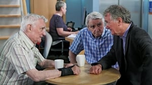 Tom Jordan as Charlie Kelly, Jim Bartley as Bela Doyle and Bryan Murray as Bob Charles, 2017