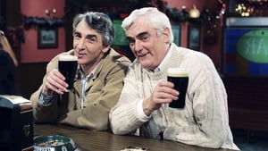 Jim Bartley and Tom Jordan on set in McCoy's in 1992