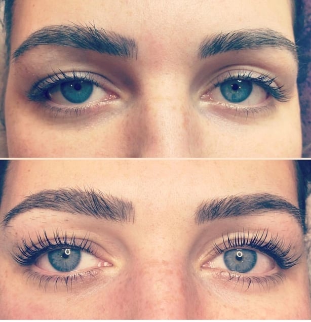 Another example of a lash lift by Kim (Atherton Cox/PA)