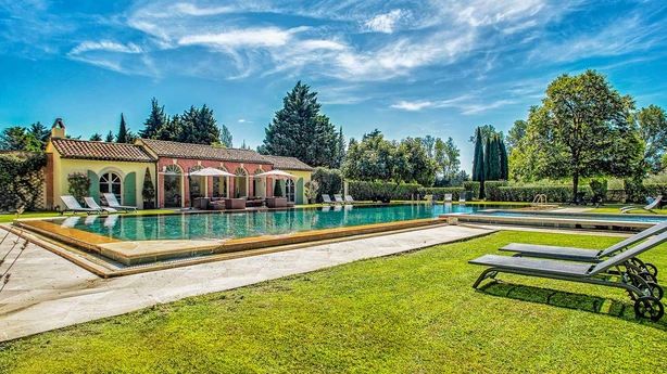 The château's pool (Airbnb Luxe/PA)