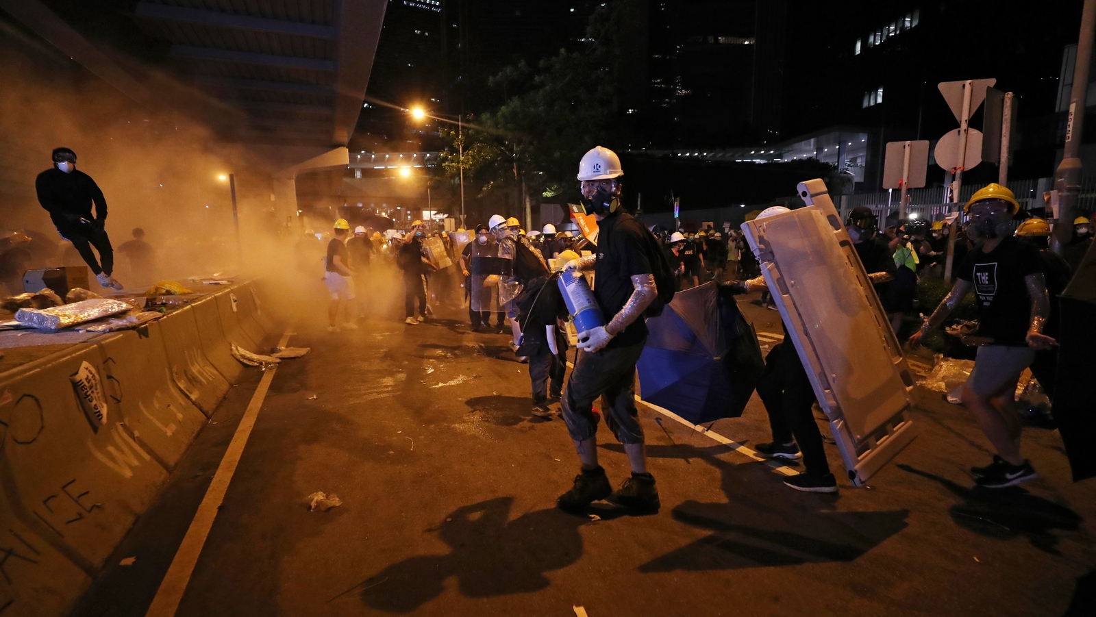 Hong Kong leader condemns storming of parliament