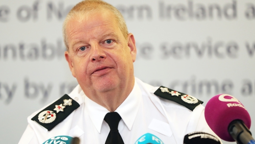 PSNI Chief Constable Simon Byrne said one officer was suspended and another had been repositioned
