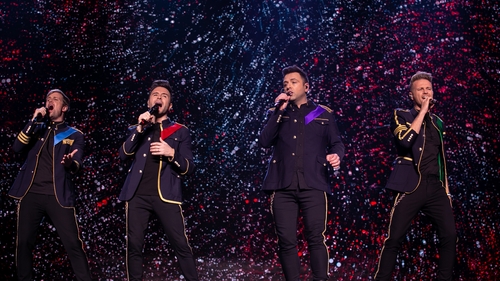 Kian Egan, Shane Filan, Mark Feehily and Nicky Byrne are Westlife
