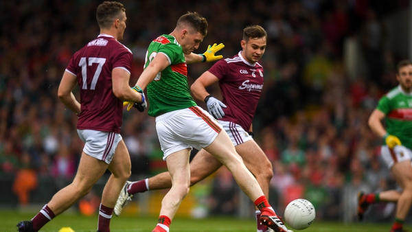 Two first-half goals proved enough for Mayo in the end