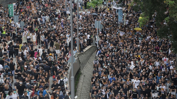 The protests have received little coverage in mainland China