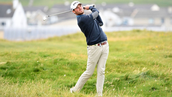 Cormac Sharvin in action at Lahinch earlier this summer