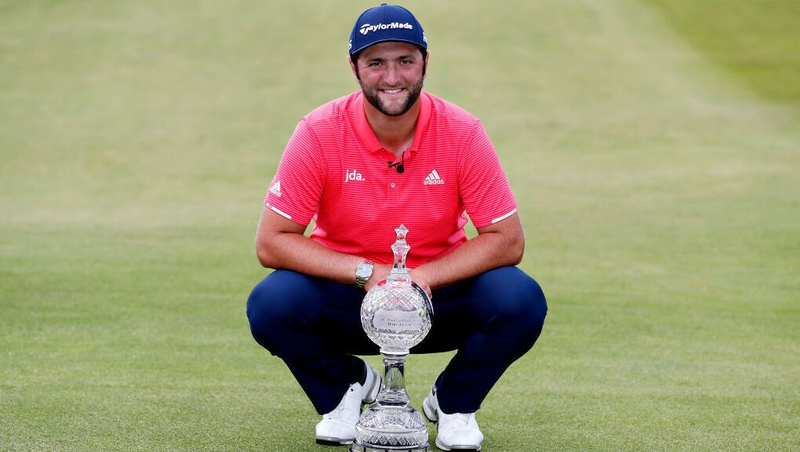 Jon Rahm finished the tournament on 16 under par at Lahinch Golf Club