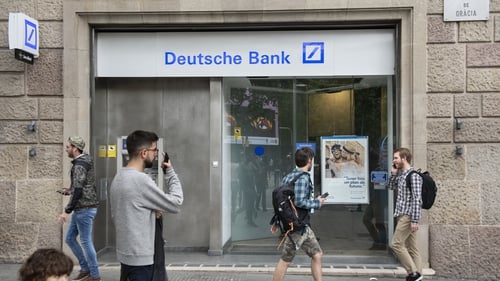 Deutsche Bank shares rose as much as 9.4% to their highest level in 15 months today