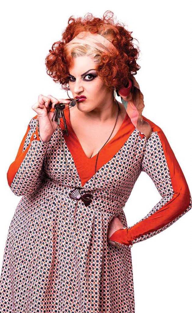 Jodie Prenger as Mrs Hannigan in Annie