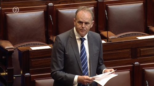 Joe McHugh made the statement in the Dáil today