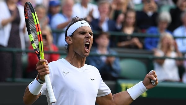 Nadal made a jaw-dropping start to his quarter-final as he won all 12 points during his first three service games