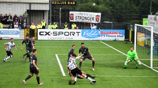 Dundalk failed to hit the net in the opening leg