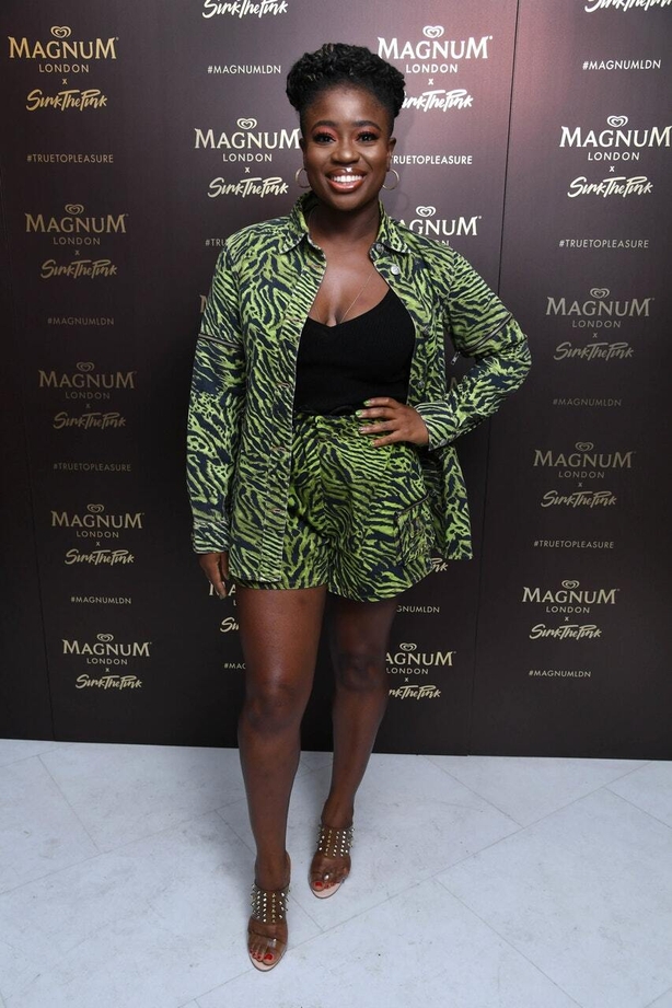 Clara Amfo in Ganni (Doug Peters/PA)