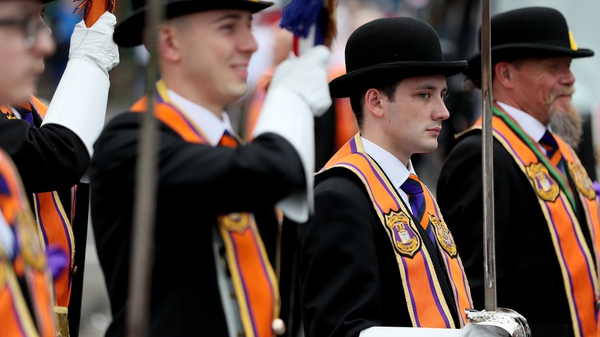 Orange parades had been due to take place at 17 venues across Northern Ireland (file photo)