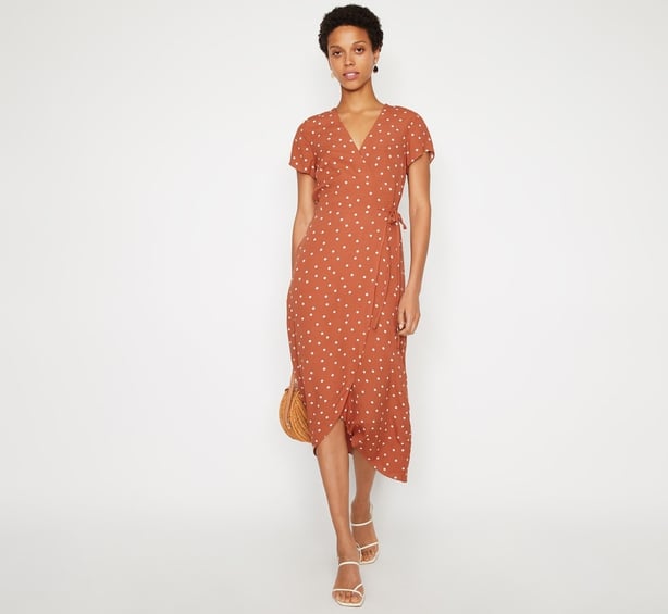 Brown Polka Dot Trend, Pretty Woman Polo Match Dress