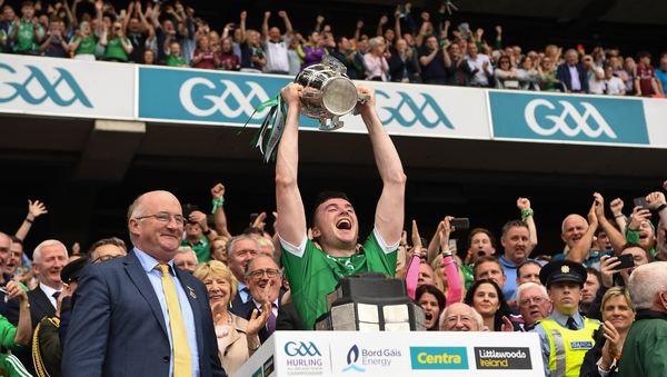Declan Hannon lifted the Liam MacCarthy for Limerick last August