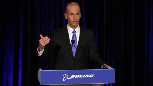 Boeing's chief executive Dennis Muilenburg has the support of the company's new chairman