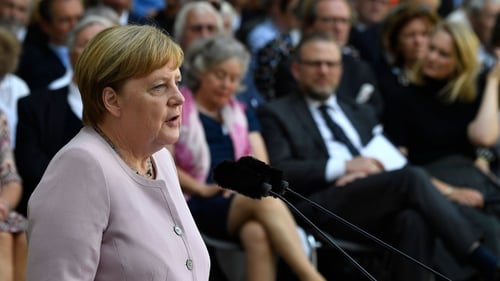Angela Merkel underlined the importance of remembering the anniversary