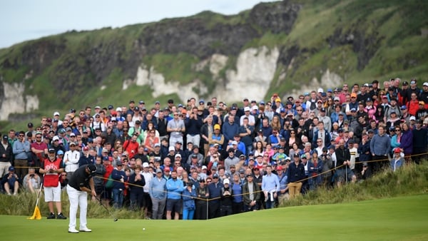 A £41 million putt: Shane Lowry at The Open at Portrush. Photo: Jan Kruger/R&A/R&A via Getty Images