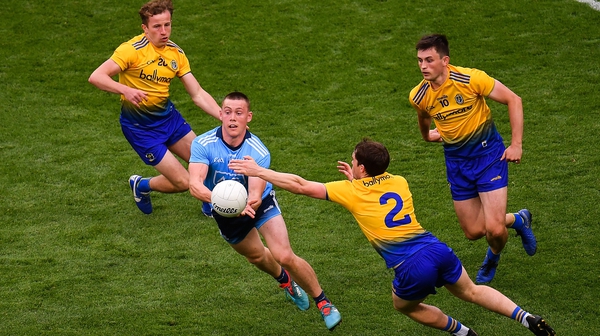 Con O'Callaghan was at his energetic best for Dublin
