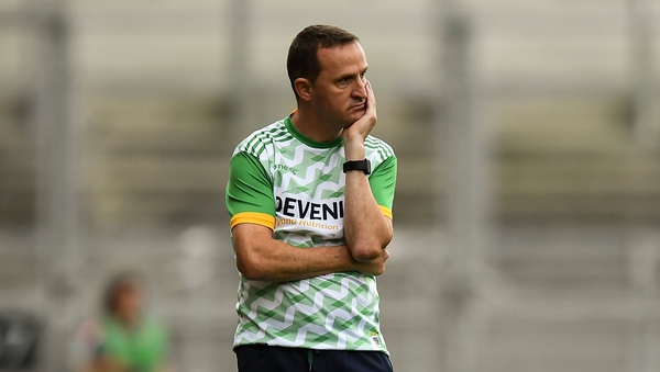 Meath manager Andy McEntee looks on during his team's defeat to Mayo