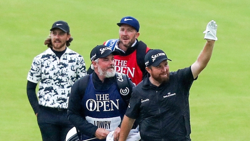 Tommy Fleetwood went up against home favourite Shane Lowry on the final day of the 2019 Open at Portrush
